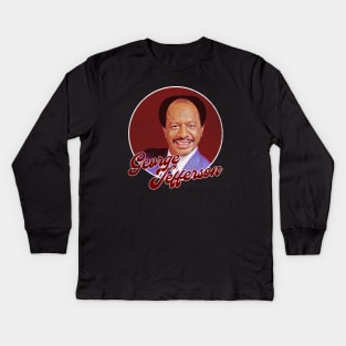 George Jefferson - Cleaners Kids Long Sleeve T-Shirt